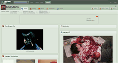 Desktop Screenshot of emoflutterby.deviantart.com