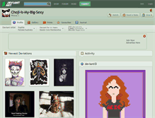 Tablet Screenshot of choji-is-my-big-sexy.deviantart.com