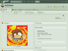 Tablet Screenshot of keithosanai.deviantart.com