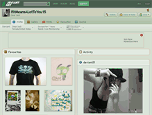 Tablet Screenshot of ifitmeansalottoyou15.deviantart.com