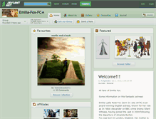 Tablet Screenshot of emilia-fox-fc.deviantart.com