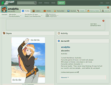 Tablet Screenshot of amalphia.deviantart.com