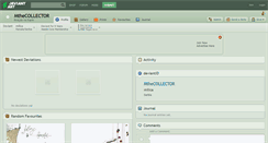 Desktop Screenshot of mthecollector.deviantart.com