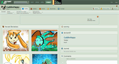 Desktop Screenshot of cuddleshappy.deviantart.com