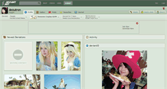 Desktop Screenshot of dezutron.deviantart.com