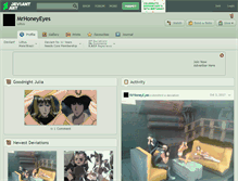 Tablet Screenshot of mrhoneyeyes.deviantart.com
