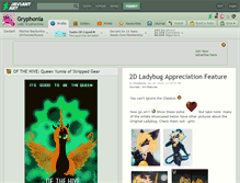 Tablet Screenshot of gryphonia.deviantart.com