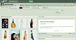 Desktop Screenshot of falsedisposition.deviantart.com