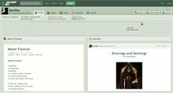 Desktop Screenshot of devilloc.deviantart.com
