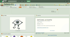 Desktop Screenshot of finalgamers-2012.deviantart.com