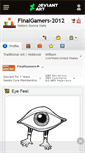 Mobile Screenshot of finalgamers-2012.deviantart.com