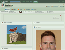 Tablet Screenshot of gregstevens.deviantart.com