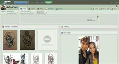 Desktop Screenshot of dark6prince.deviantart.com
