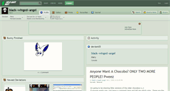 Desktop Screenshot of black--winged--angel.deviantart.com