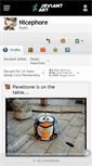 Mobile Screenshot of nicephore.deviantart.com
