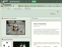 Tablet Screenshot of nicephore.deviantart.com