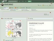 Tablet Screenshot of natsuki-mamoru.deviantart.com