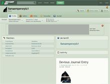 Tablet Screenshot of llamaemperorplz1.deviantart.com