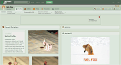 Desktop Screenshot of fail-fox.deviantart.com