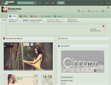 Tablet Screenshot of elchacmool.deviantart.com