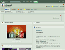 Tablet Screenshot of mistressali.deviantart.com