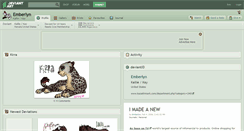 Desktop Screenshot of emberlyn.deviantart.com