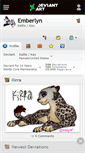 Mobile Screenshot of emberlyn.deviantart.com