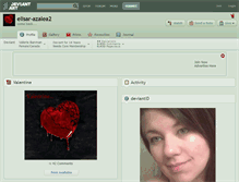 Tablet Screenshot of elisar-azalea2.deviantart.com