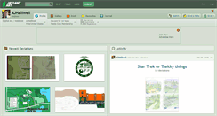 Desktop Screenshot of ajhalliwell.deviantart.com