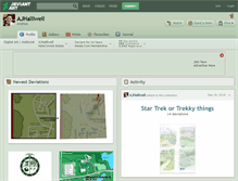 Tablet Screenshot of ajhalliwell.deviantart.com