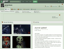 Tablet Screenshot of lamarckxxx.deviantart.com