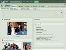 Tablet Screenshot of mjjones.deviantart.com