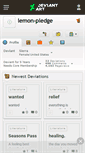 Mobile Screenshot of lemon-pledge.deviantart.com