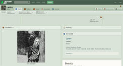 Desktop Screenshot of lanire.deviantart.com