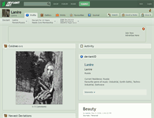 Tablet Screenshot of lanire.deviantart.com
