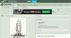Desktop Screenshot of angry-eyeball.deviantart.com