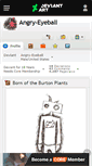 Mobile Screenshot of angry-eyeball.deviantart.com