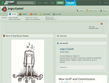 Tablet Screenshot of angry-eyeball.deviantart.com