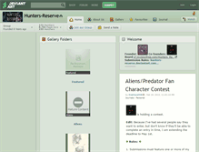 Tablet Screenshot of hunters-reserve.deviantart.com