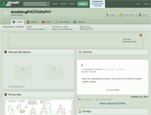 Tablet Screenshot of doodlebugphotography.deviantart.com
