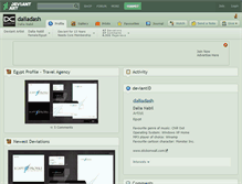 Tablet Screenshot of daliadash.deviantart.com