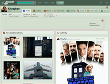 Tablet Screenshot of kmeaghan.deviantart.com