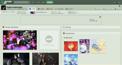 Desktop Screenshot of hypersonamyguy.deviantart.com