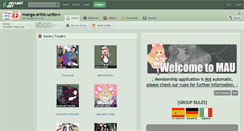 Desktop Screenshot of manga-artist-unite.deviantart.com