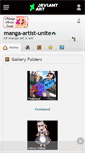 Mobile Screenshot of manga-artist-unite.deviantart.com