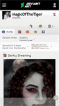 Mobile Screenshot of magicofthetiger.deviantart.com