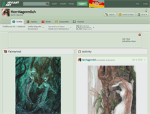Tablet Screenshot of herrmagermilch.deviantart.com