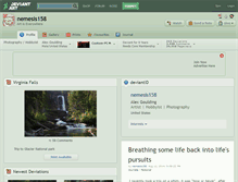 Tablet Screenshot of nemesis158.deviantart.com