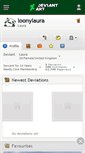 Mobile Screenshot of loonylaura.deviantart.com