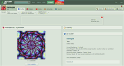 Desktop Screenshot of hermpes.deviantart.com